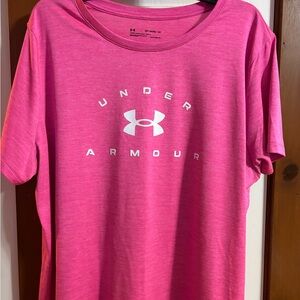 Under Armour Bright Pink HeatGear Shirt
